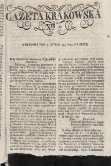 Gazeta Krakowska. 1815 , nr 12