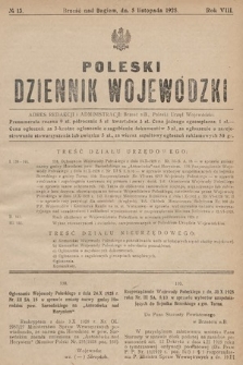 Poleski Dziennik Wojewódzki. 1928, nr 13