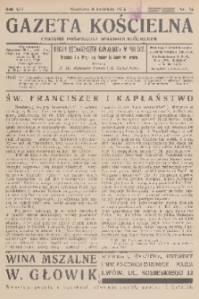 Gazeta Kościelna : tygodnik poświęcony sprawom kościelnym : organ stowarzyszeń kapłańskich w Polsce. R.41, 1934, nr 14
