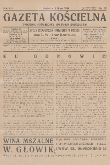 Gazeta Kościelna : tygodnik poświęcony sprawom kościelnym : organ stowarzyszeń kapłańskich w Polsce. R.41, 1934, nr 27