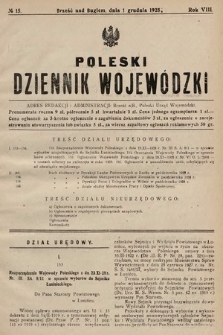 Poleski Dziennik Wojewódzki. 1928, nr 15