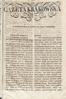 Gazeta Krakowska. 1815 , nr 17