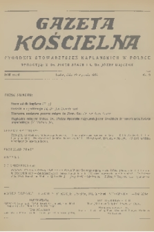 Gazeta Kościelna : tygodnik stowarzyszeń kapłańskich w Polsce. R.43, 1936, nr 3