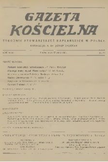 Gazeta Kościelna : tygodnik stowarzyszeń kapłańskich w Polsce. R.43, 1936, nr 20