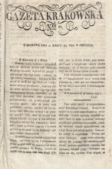 Gazeta Krakowska. 1815 , nr 21