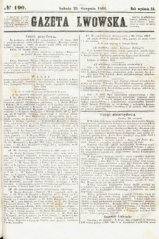 Gazeta Lwowska. 1864, nr 190