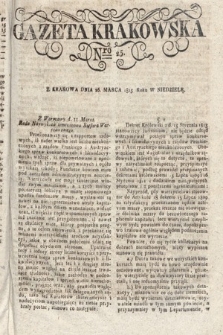 Gazeta Krakowska. 1815 , nr 25