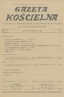 Gazeta Kościelna : tygodnik stowarzyszeń kapłańskich w Polsce. R.44, 1937, nr 44