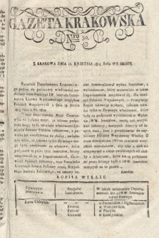 Gazeta Krakowska. 1815 , nr 30