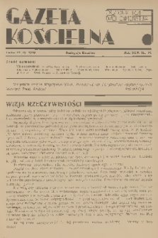 Gazeta Kościelna : tygodnik dla duchowieństwa. R.45, 1938, nr 16