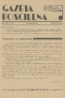 Gazeta Kościelna : tygodnik dla duchowieństwa. R.45, 1938, nr 20