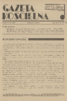 Gazeta Kościelna : tygodnik dla duchowieństwa. R.45, 1938, nr 37