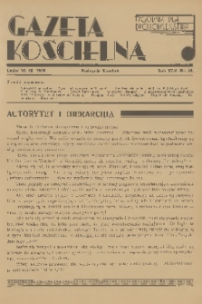 Gazeta Kościelna : tygodnik dla duchowieństwa. R.45, 1938, nr 38