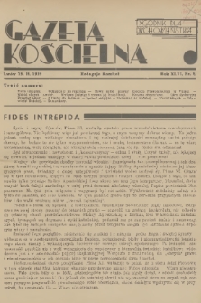 Gazeta Kościelna : tygodnik dla duchowieństwa. R.46, 1939, nr 8
