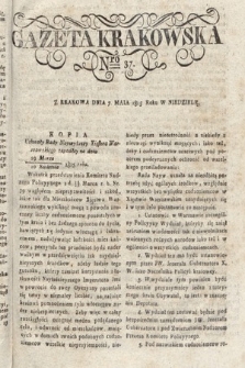 Gazeta Krakowska. 1815 , nr 37