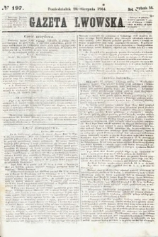 Gazeta Lwowska. 1864, nr 197