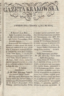 Gazeta Krakowska. 1815 , nr 46