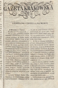 Gazeta Krakowska. 1815 , nr 48