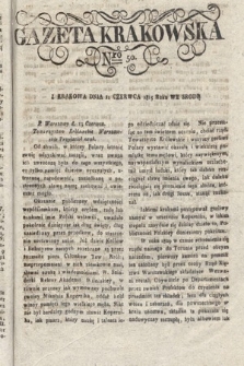 Gazeta Krakowska. 1815 , nr 50
