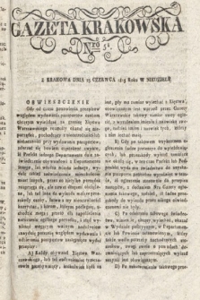 Gazeta Krakowska. 1815 , nr 51