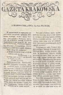 Gazeta Krakowska. 1815 , nr 54