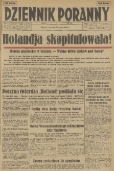 Dziennik Poranny. R.1, 1940, nr 63