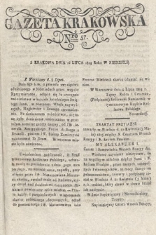 Gazeta Krakowska. 1815 , nr 57