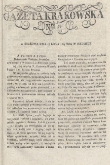 Gazeta Krakowska. 1815 , nr 59