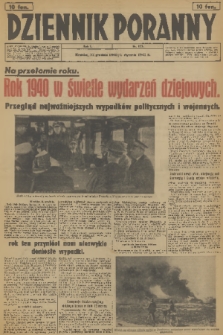 Dziennik Poranny. R.1, 1940, nr 255