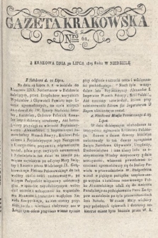 Gazeta Krakowska. 1815 , nr 61