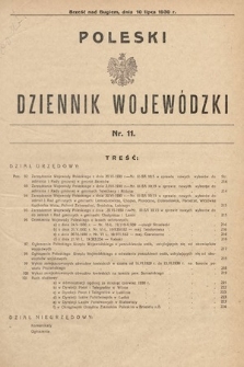 Poleski Dziennik Wojewódzki. 1930, nr 11