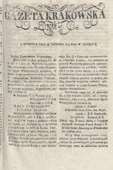Gazeta Krakowska. 1815 , nr 67
