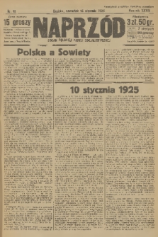 Naprzód : organ Polskiej Partji Socjalistycznej. 1925, nr 11