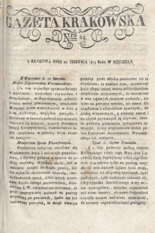 Gazeta Krakowska. 1815 , nr 69