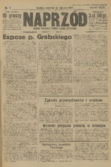 Naprzód : organ Polskiej Partji Socjalistycznej. 1925, nr 17