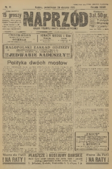 Naprzód : organ Polskiej Partji Socjalistycznej. 1925, nr 21