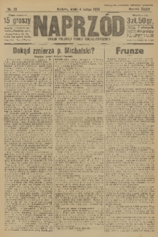 Naprzód : organ Polskiej Partji Socjalistycznej. 1925, nr 28