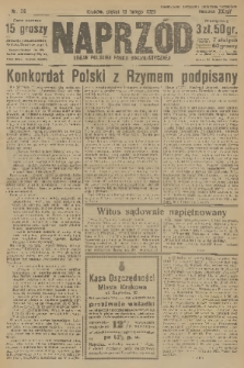 Naprzód : organ Polskiej Partji Socjalistycznej. 1925, nr 36