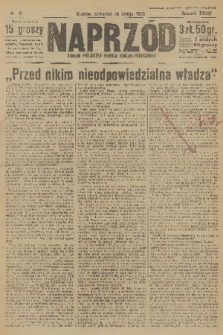 Naprzód : organ Polskiej Partji Socjalistycznej. 1925, nr 41