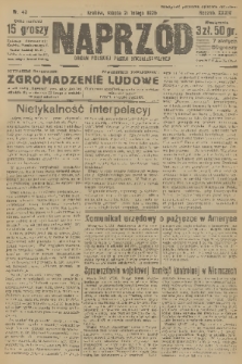 Naprzód : organ Polskiej Partji Socjalistycznej. 1925, nr 43