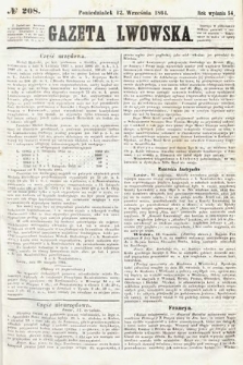 Gazeta Lwowska. 1864, nr 208