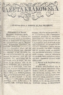 Gazeta Krakowska. 1815 , nr 70