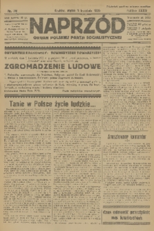 Naprzód : organ Polskiej Partji Socjalistycznej. 1925, nr 78