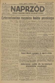 Naprzód : organ Polskiej Partji Socjalistycznej. 1925, nr 85