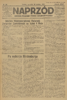 Naprzód : organ Polskiej Partji Socjalistycznej. 1925, nr 99