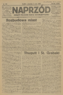 Naprzód : organ Polskiej Partji Socjalistycznej. 1925, nr 104