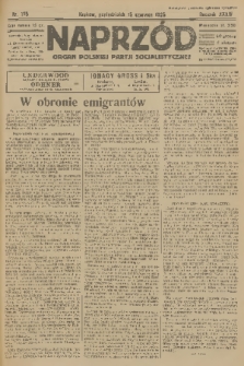 Naprzód : organ Polskiej Partji Socjalistycznej. 1925, nr 135