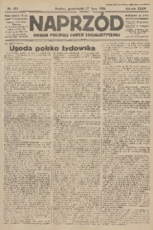 Naprzód : organ Polskiej Partji Socjalistycznej. 1925, nr 170