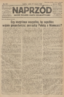 Naprzód : organ Polskiej Partji Socjalistycznej. 1925, nr 186