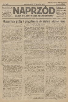 Naprzód : organ Polskiej Partji Socjalistycznej. 1925, nr 208